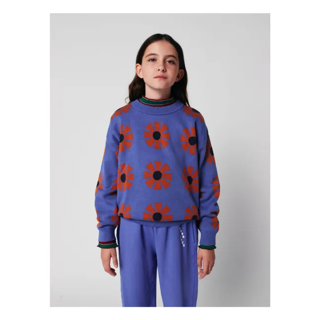 Kaleidoscope Organic Cotton Sweater | Purple