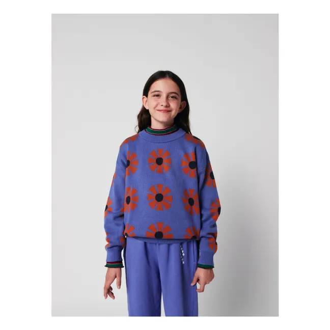 Jersey de algodón ecológico Kaleidoscope | Violeta