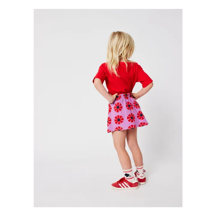 Kaleidoscope skirt Organic cotton | Lilac- Product image n°4