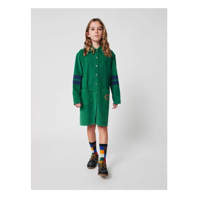 Robe Velours Côtelé | Vert
