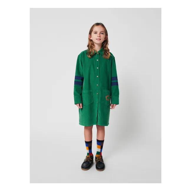 Robe Velours Côtelé | Vert