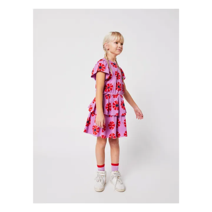 Robe Kaleidoscope Coton Bio | 	Lilas- Image produit n°5