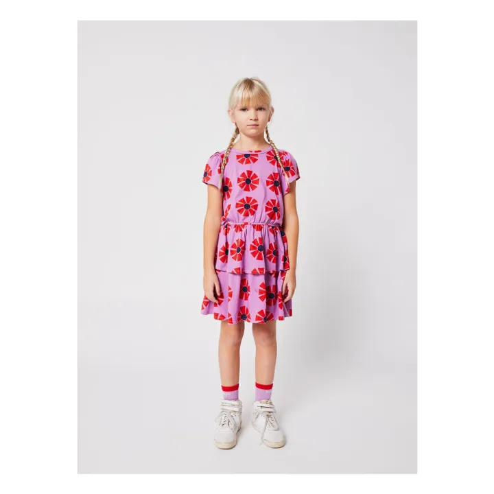 Robe Kaleidoscope Coton Bio | 	Lilas- Image produit n°1