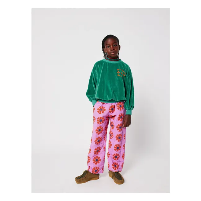 Pantalones de algodón orgánico Kaleidoscope | Lila