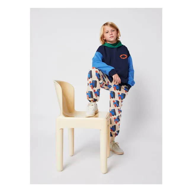 Sudadera con capucha de algodón orgánico | Azul