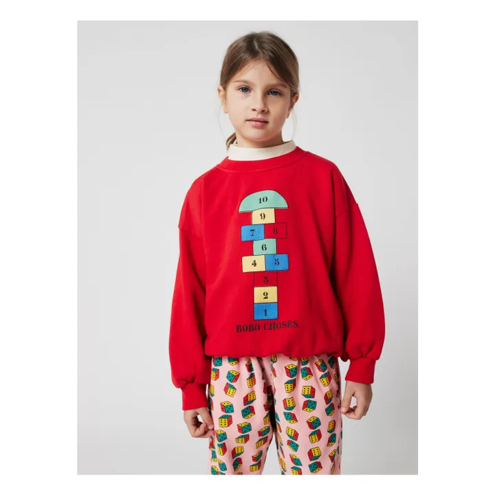 Sudadera Marelle de algodón orgánico | Rojo- Imagen del producto n°1