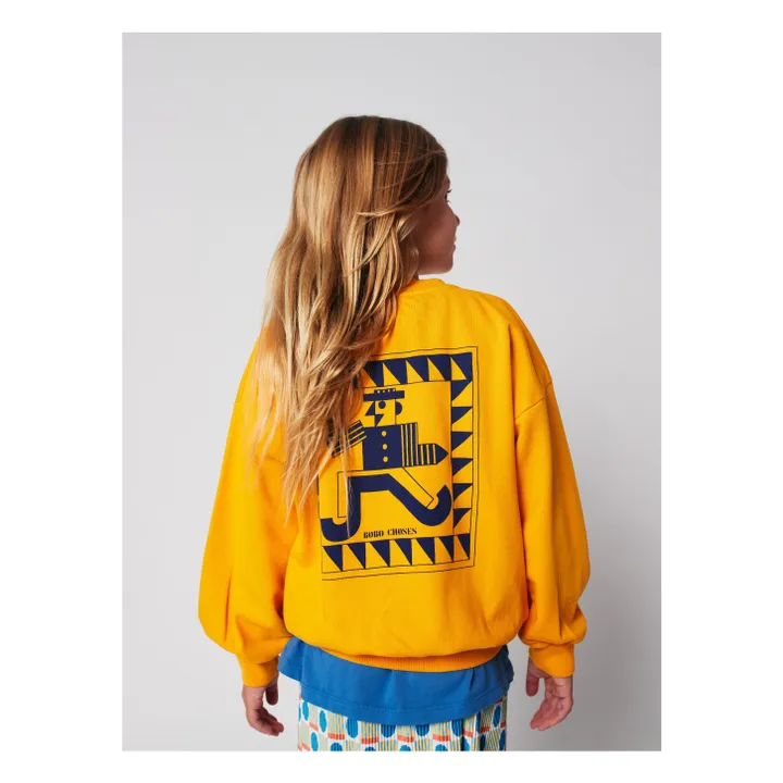 Cepillo para el sudor Algodón orgánico | Amarillo- Imagen del producto n°6