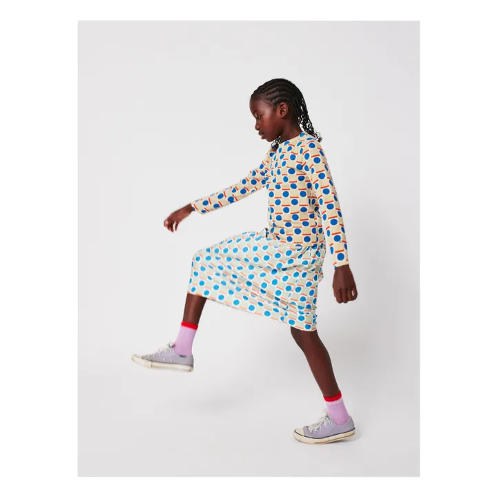 Camiseta geométrica Algodón orgánico | Crudo- Imagen del producto n°5