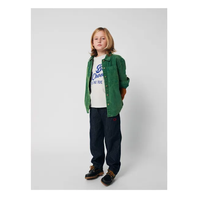 Camiseta Colorblock Bobo Choses Algodón Ecológico | Gris Jaspeado