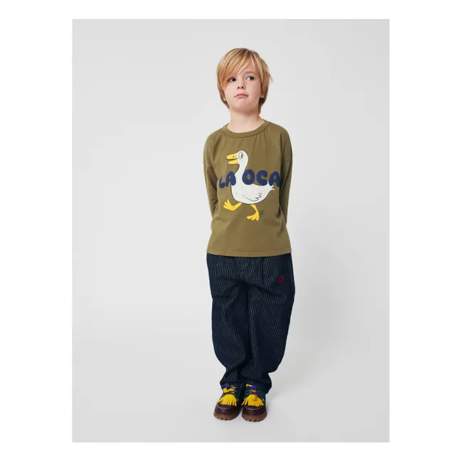 Enten-T-Shirt La OCA Bio-Baumwolle | Khaki
