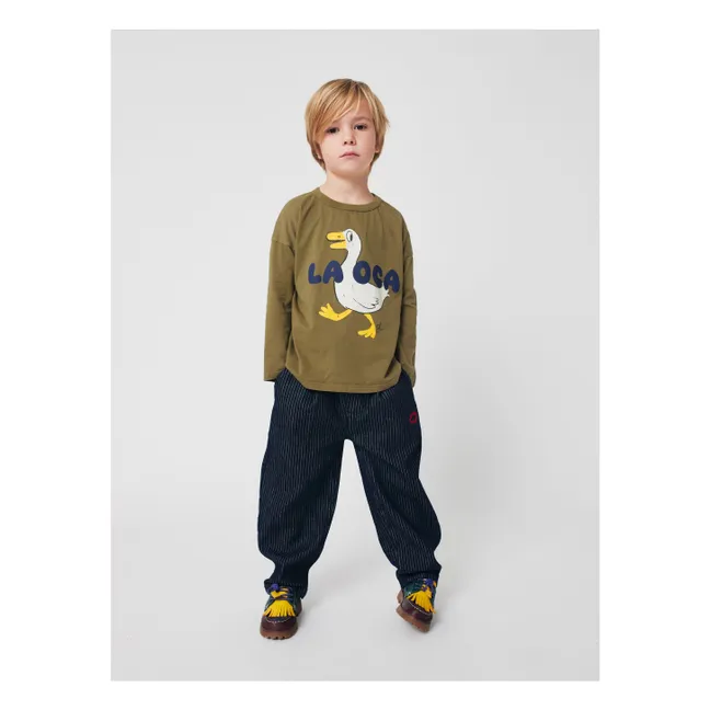 T-shirt La OCA Duck Cotone organico | Verde militare