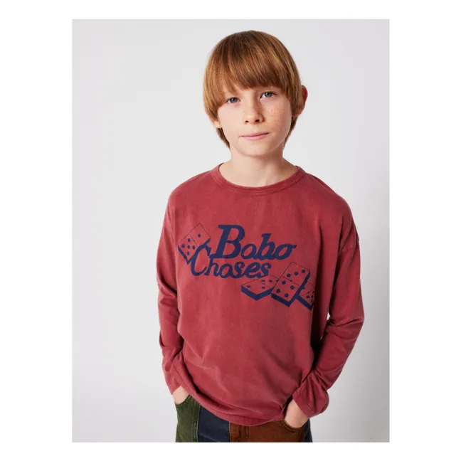 T-shirt Dés Bobo Choses Coton Bio | Marron