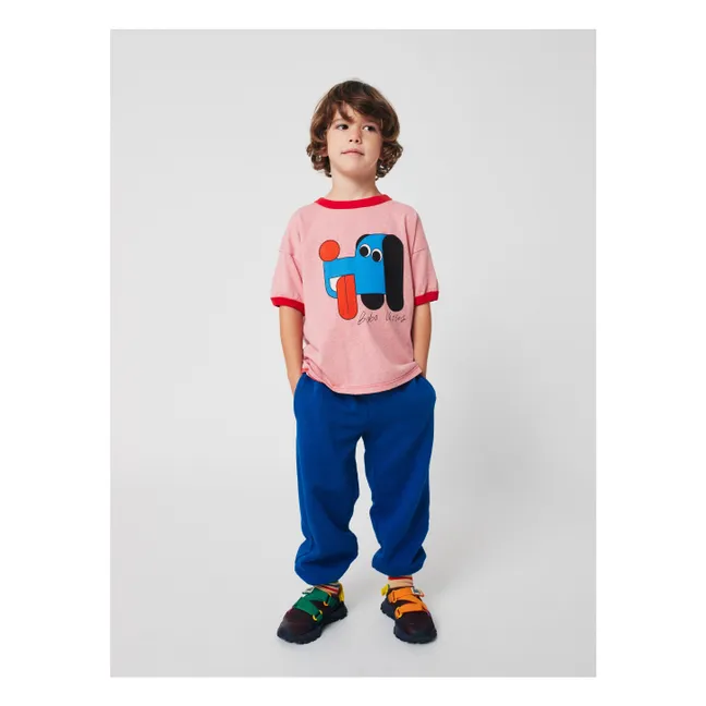 T-shirt Hund Bio-Baumwolle | Rosa