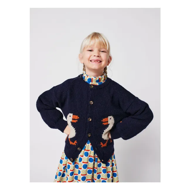 Gilet Canards Laine | Bleu marine