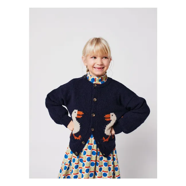 Gilet Canards Laine | Bleu marine