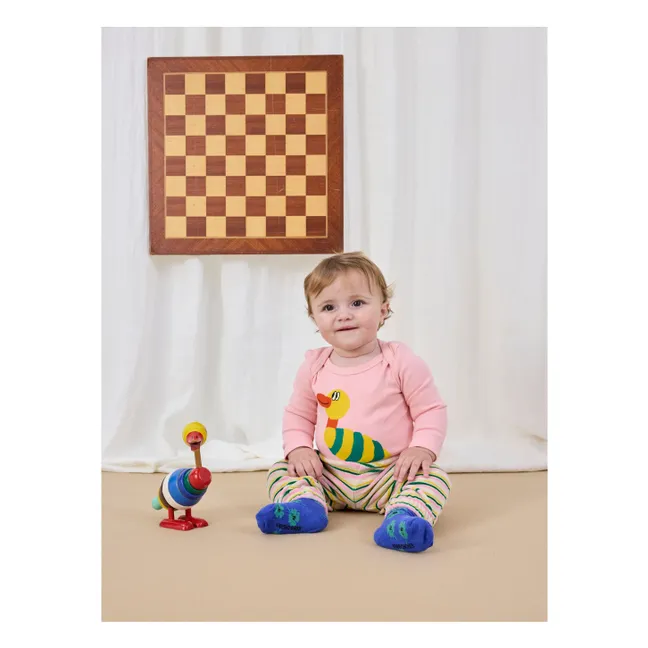 Legging Côtelé Rayé | Ecru