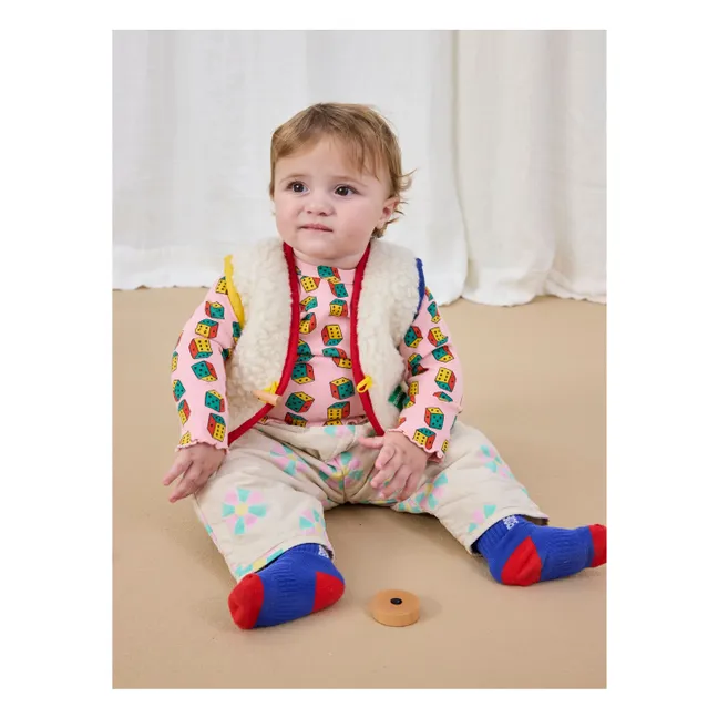 T-shirt Dés Coton Bio | Rose pâle