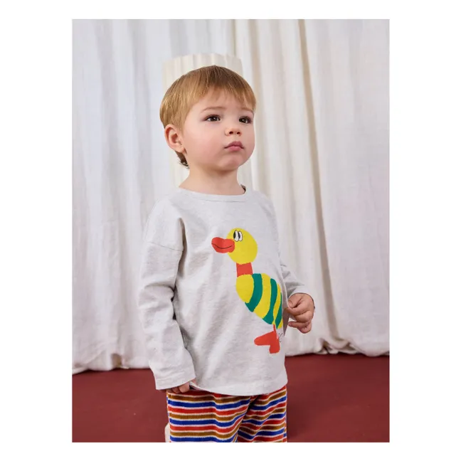 T-shirt Canard | Gris chiné