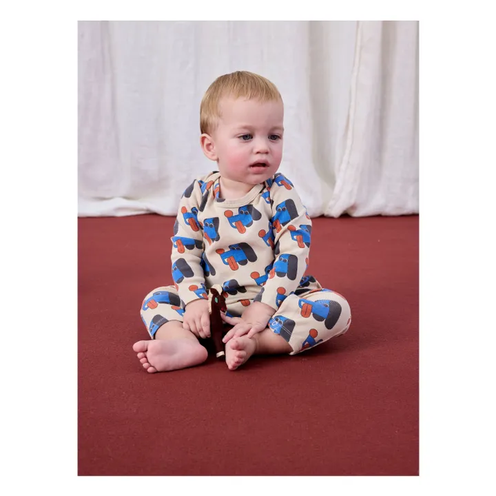 Camiseta Perros Algodón Ecológico | Beige- Imagen del producto n°1