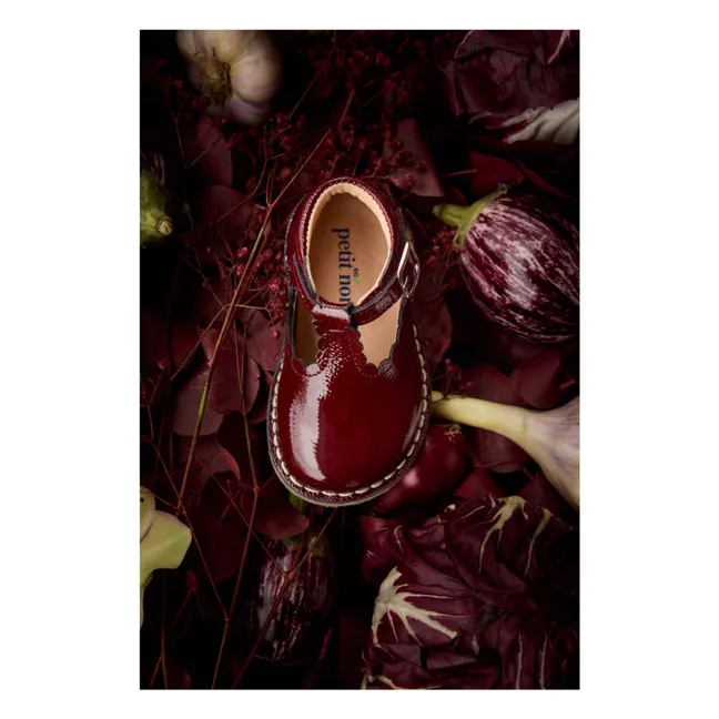 Babies T-Bar Scallop | Bordeaux