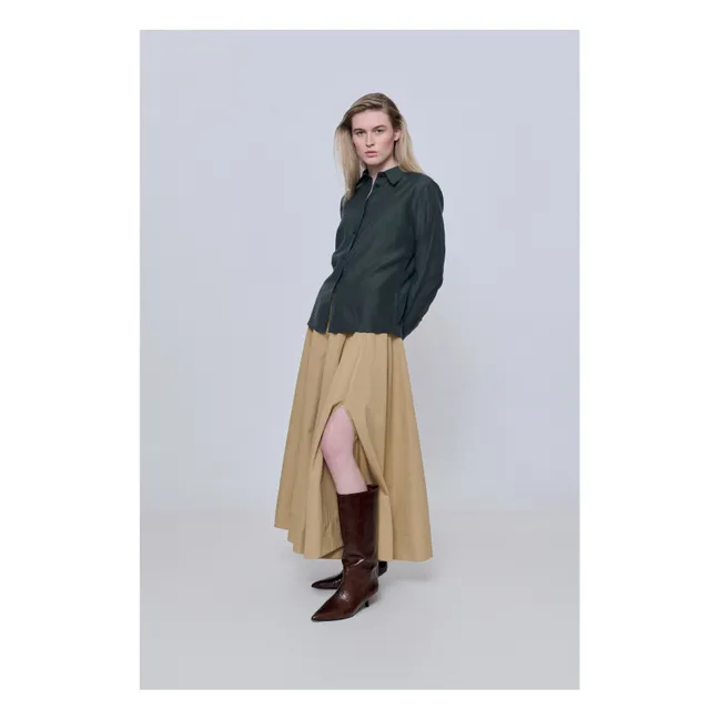 Botas de charol Sydney | Chocolate