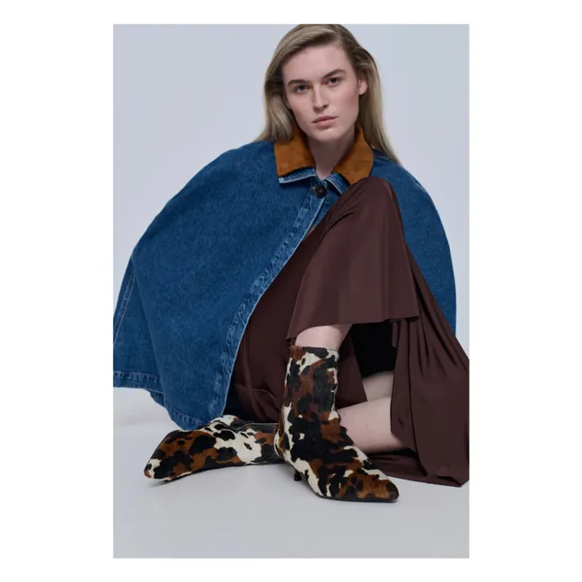 Bottines Paula Poils de Veau | Marron