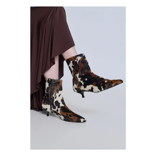 Paula Calfskin Boots | Brown