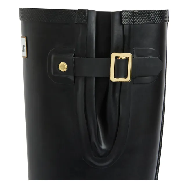 Bottes Hautes Leighton Caoutchouc | Noir