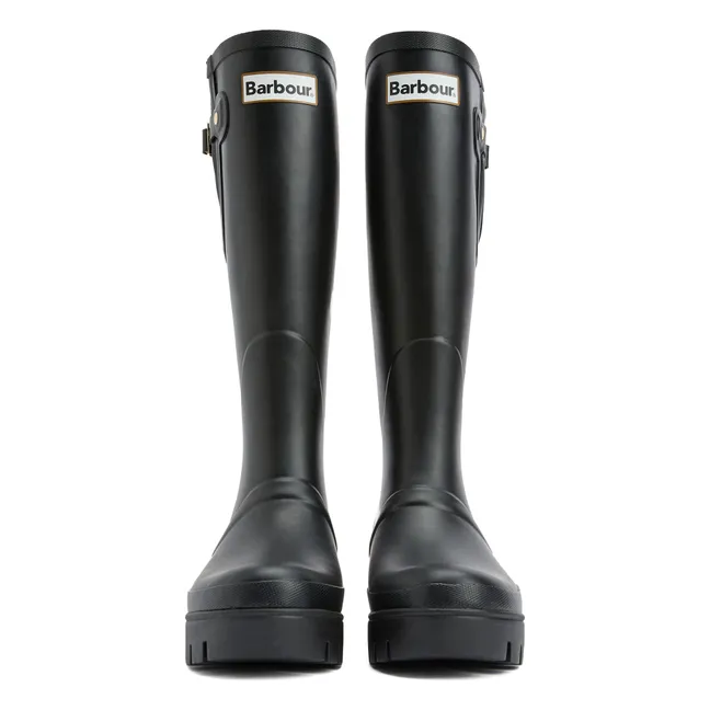 Bottes Hautes Leighton Caoutchouc | Noir