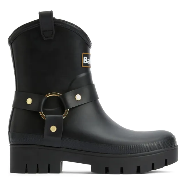 Harness Elley Rubber Boots | Black