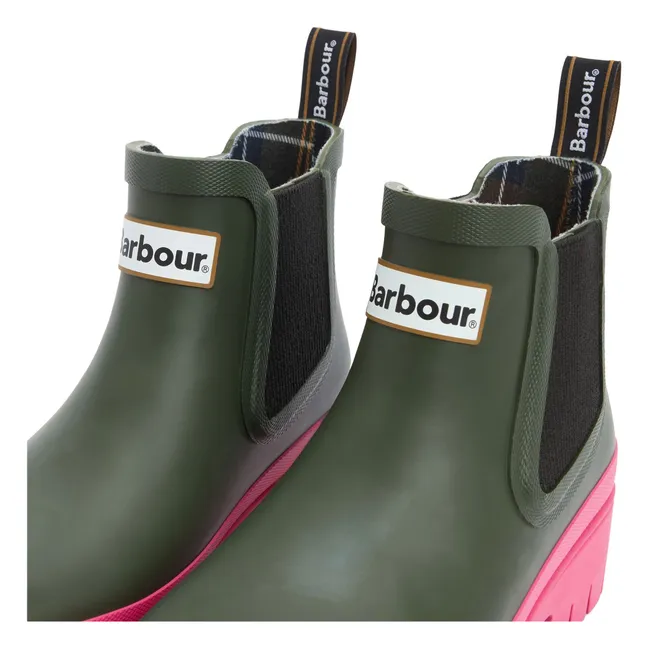 Boots Chelsea Halton Caoutchouc | Vert olive