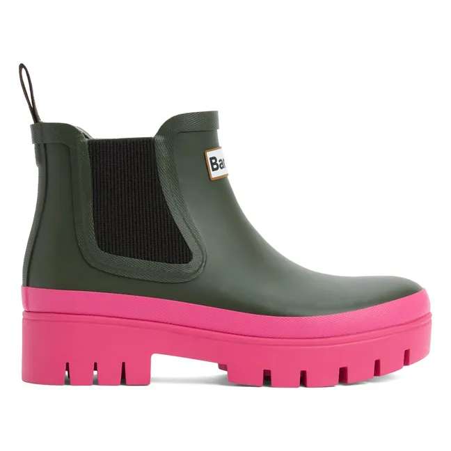 Boots Chelsea Halton Caoutchouc | Vert olive