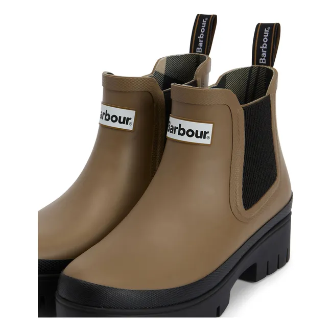Boots Chelsea Halton Caoutchouc | Beige