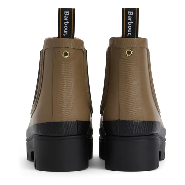 Stiefel Chelsea Halton Gummi | Beige