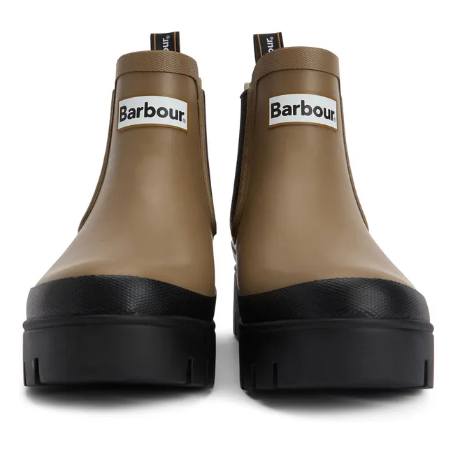 Boots Chelsea Halton Caoutchouc | Beige