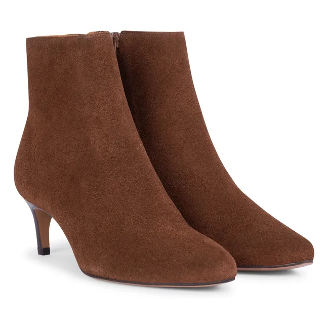 Mara Suede Boots | Brown