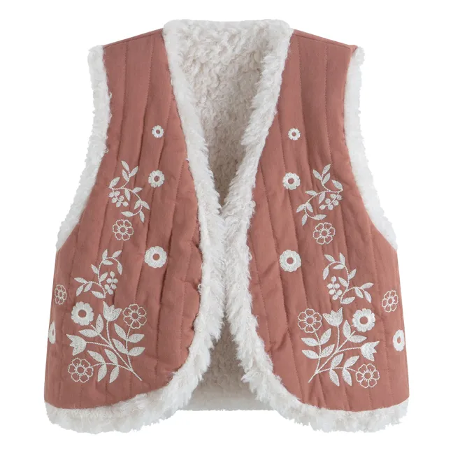 Gilet Réversible Noemie | Terracotta