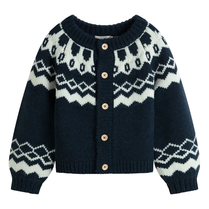 Cardigan Jacqueline | Bleu marine- Image produit n°0