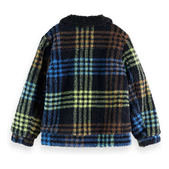 Chaqueta Sherpa Check | Azul Marino- Imagen del producto n°1