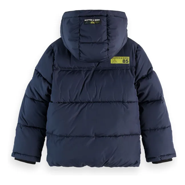 Chaqueta corta de plumón | Azul Marino