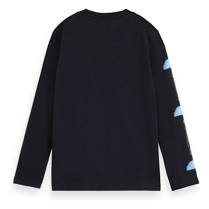 Camiseta de manga larga Artwork | Negro- Imagen del producto n°1