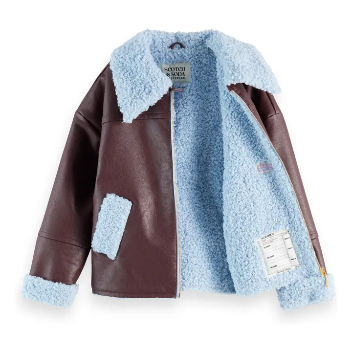 Chaqueta bicolor | Marrón- Imagen del producto n°2