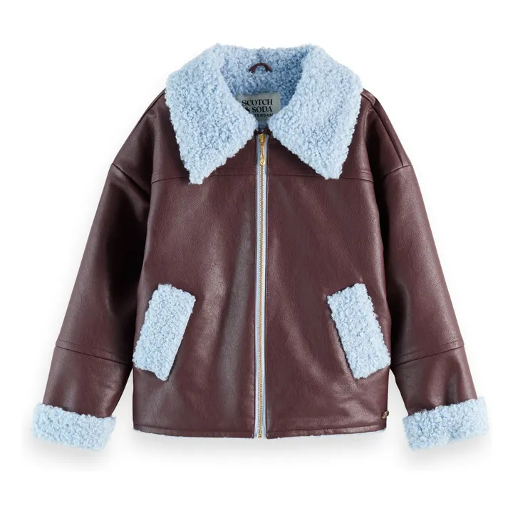 Chaqueta bicolor | Marrón- Imagen del producto n°0