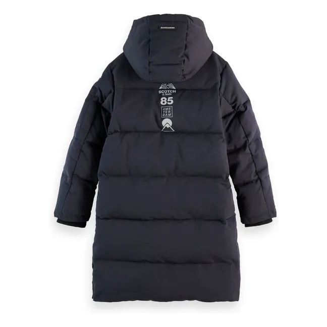 Doudoune Longue | Gris foncé