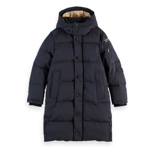 Doudoune Longue | Gris foncé