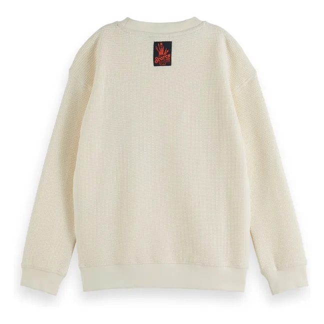 Sweat Waffle | Ecru