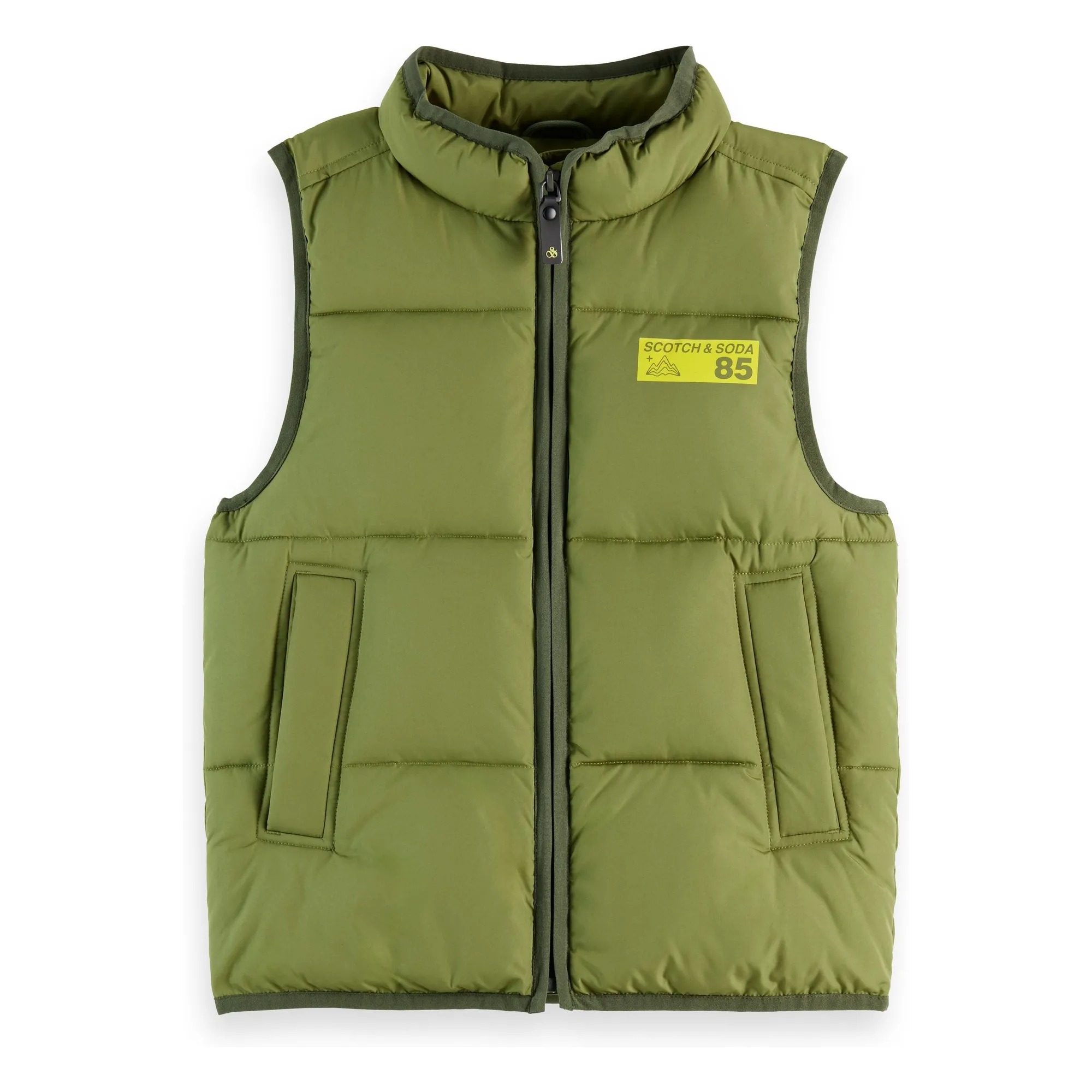 Scotch & Soda Green Sleeveless Down Jacket