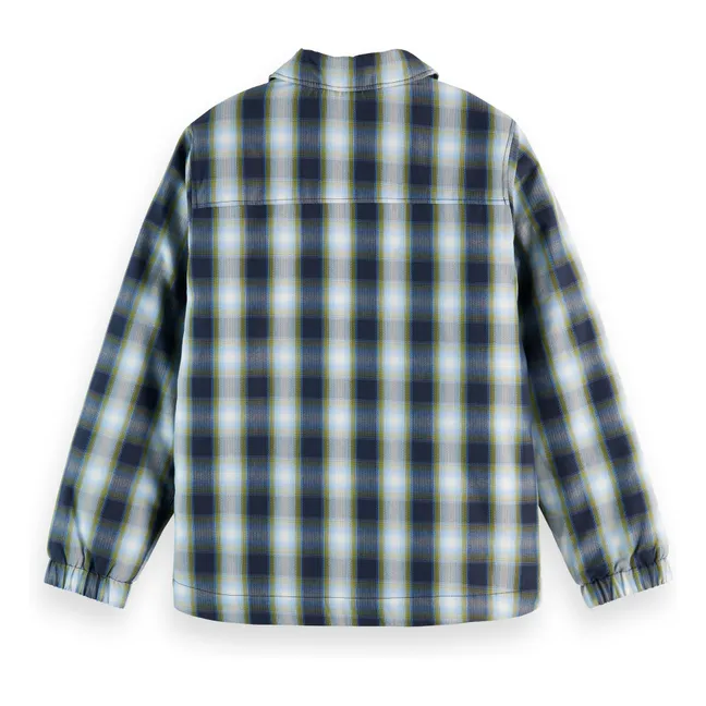 Veste Carreaux | Bleu