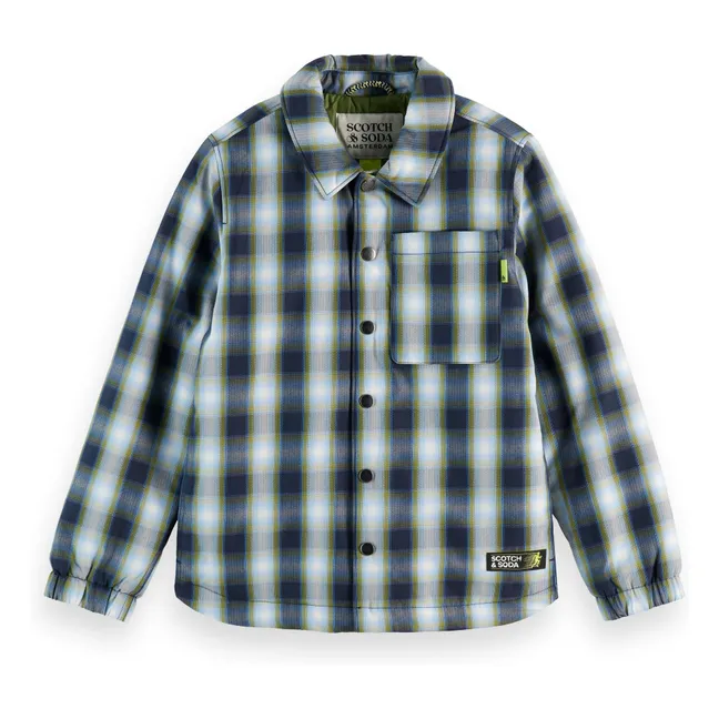 Veste Carreaux | Bleu