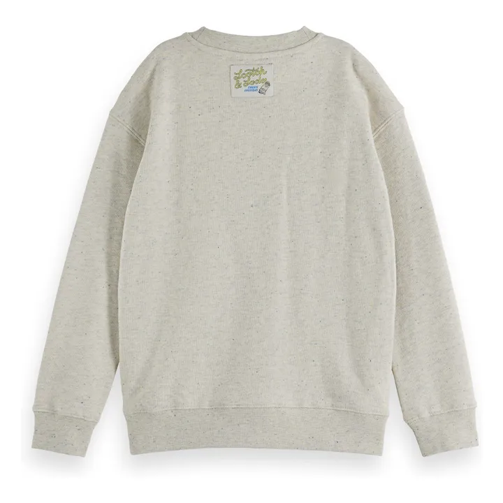 Sweat Décontracté Artwork | Beige- Image produit n°1